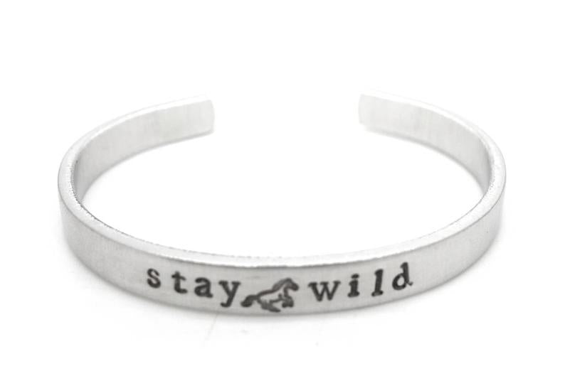 Special Horse Bracelet - Stay Wild - The Perfect Gift & Stocking Stuffer!