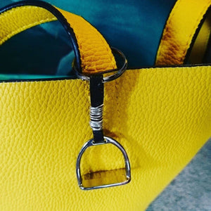 Stirrup stirrups keyring keychain bag charm accessory horse gift equestrian jewellery  mother birthday present